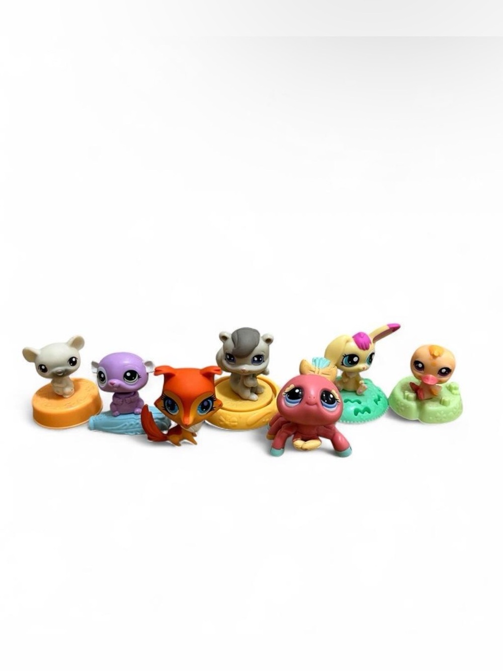 Assorted Littlest Pet Shop Mini Figures - Colorful Set